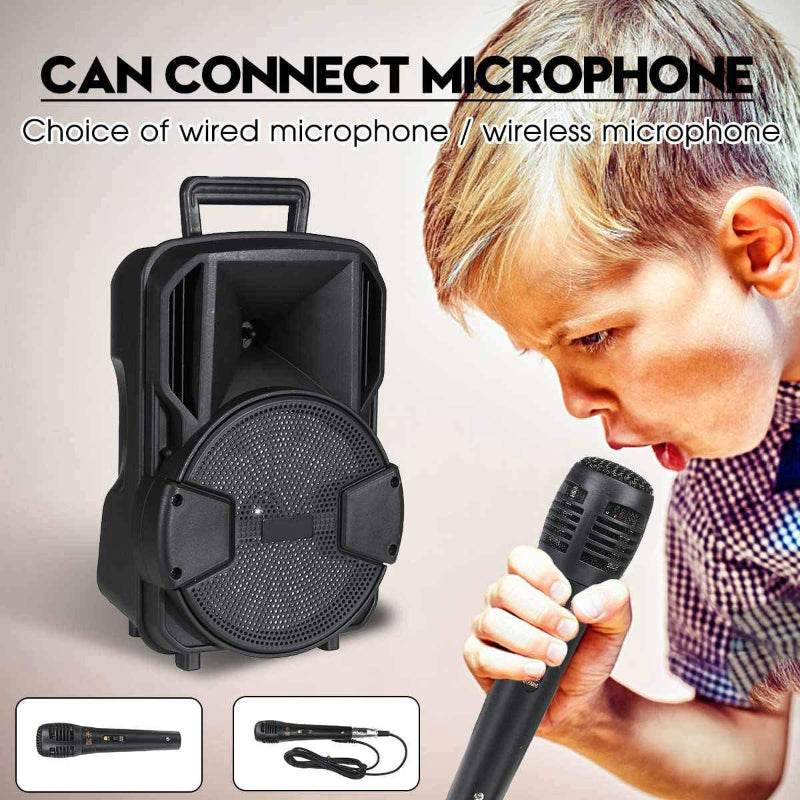 Portable Wireless 8 Inch Bluetooth Multimedia Speaker with FM Radio A8-3 - Al-Raheem Imports