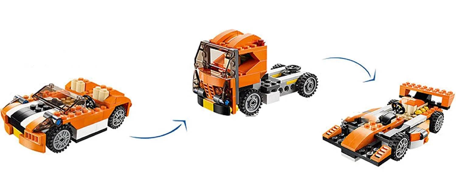 Architect Creator 3 In 1 Sunset Speeder Model Building Block Set for Kids Race Car Toys - Al-Raheem Imports