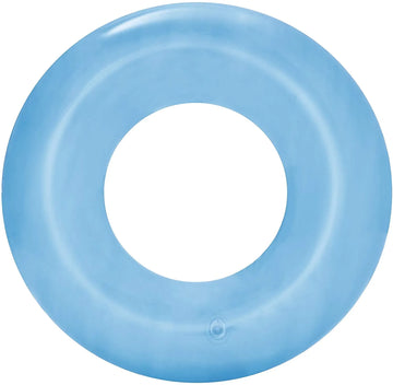 3-Piece See-Through Inflatable Tire Tube Swimming Rings for Kids