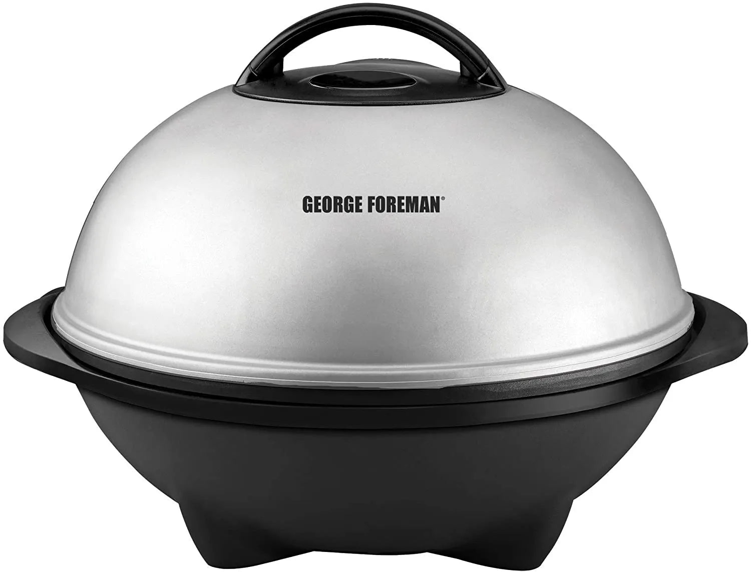 George Foreman 15-Serving Indoor Outdoor Electric Grill with Nonstick Coating and Lid