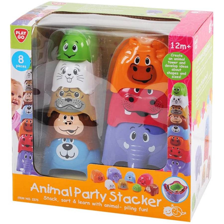 Animal Party Stacker Playset Kids Fun Play Toys - Al-Raheem Imports