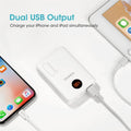 ROMOSS 10000mAh Mini Power Bank with Dual USB Digital Display Portable Fast Charger for Smartphones - Al-Raheem Imports