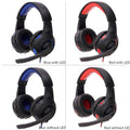 Piranha 2145 Wired Gaming Headset with Noise Cancelling Mic and LED Light - Al-Raheem Imports