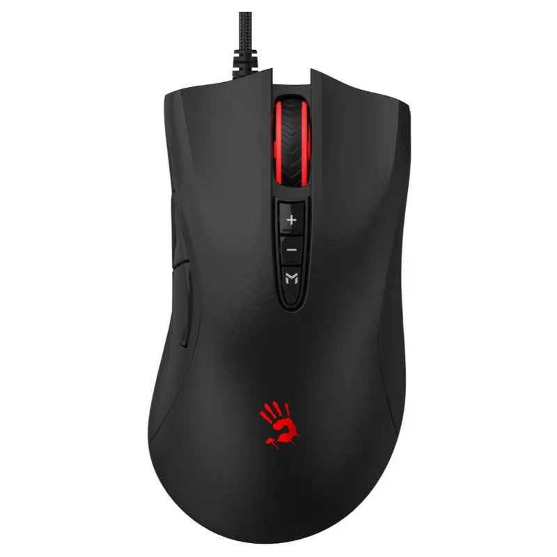 ES5 Bloody 3200CPI RGB Gaming Mouse Wired Pixart Optical Sensor Adjustable DPI Black