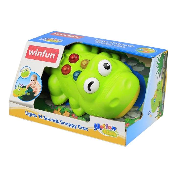 Learn and Dance Snappy Crocodile Interactive Musical Toy with Lights Movement for Toddlers - Al-Raheem Imports