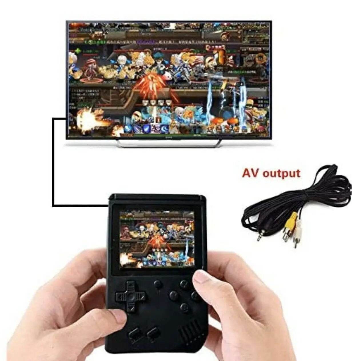 Retro FC 168 In 1 Video Handheld Gaming Console with 3.0 Inch IPS Screen - Al-Raheem Imports