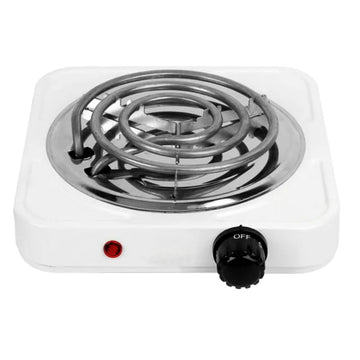 Efficient 1000W Electric Stove Mini Hot Plate Single Burner with Non-Stick Coating