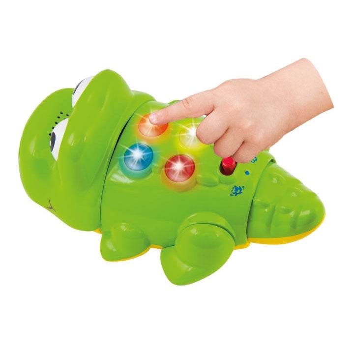 Learn and Dance Snappy Crocodile Interactive Musical Toy with Lights Movement for Toddlers - Al-Raheem Imports