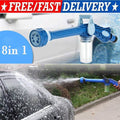 8 in 1 Garden Car Wash Jet Spray Gun with Soap Dispenser Multi Nozzle Hose Attachment - Al-Raheem Imports