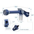 8 in 1 Garden Car Wash Jet Spray Gun with Soap Dispenser Multi Nozzle Hose Attachment - Al-Raheem Imports