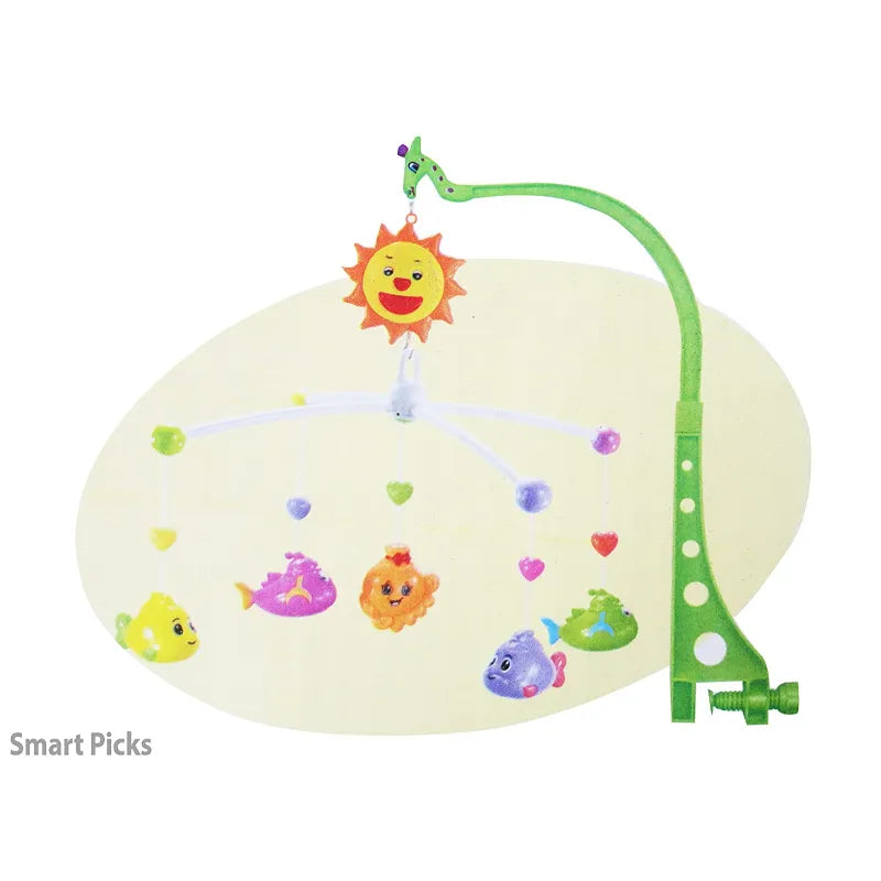 Sweet Cuddle Harmonious Music Cot Rattle Rotating Hanging Mobile with Soothing Melodies for Newborn Baby 0 to 3 Years