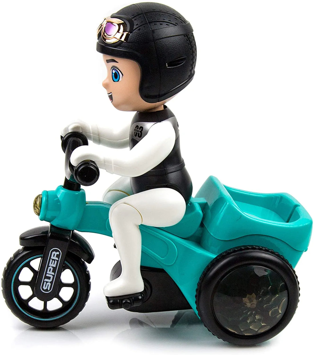 Bicycle 03 Rotate 360 Degree Toy with Lights and Music | Kids Toy with Swing Head and Auto Turning Features