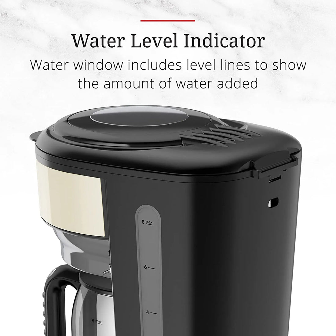 1.25L Retro Style 8-Cup Coffeemaker Stainless Steel Coffee Machine