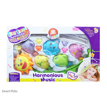 Sweet Cuddle Harmonious Music Cot Rattle Rotating Hanging Mobile with Soothing Melodies for Newborn Baby 0 to 3 Years