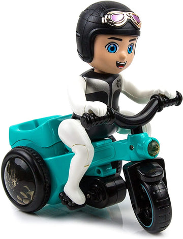 Bicycle 03 Rotate 360 Degree Toy with Lights and Music | Kids Toy with Swing Head and Auto Turning Features