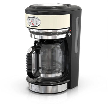 1.25L Retro Style 8-Cup Coffeemaker Stainless Steel Coffee Machine
