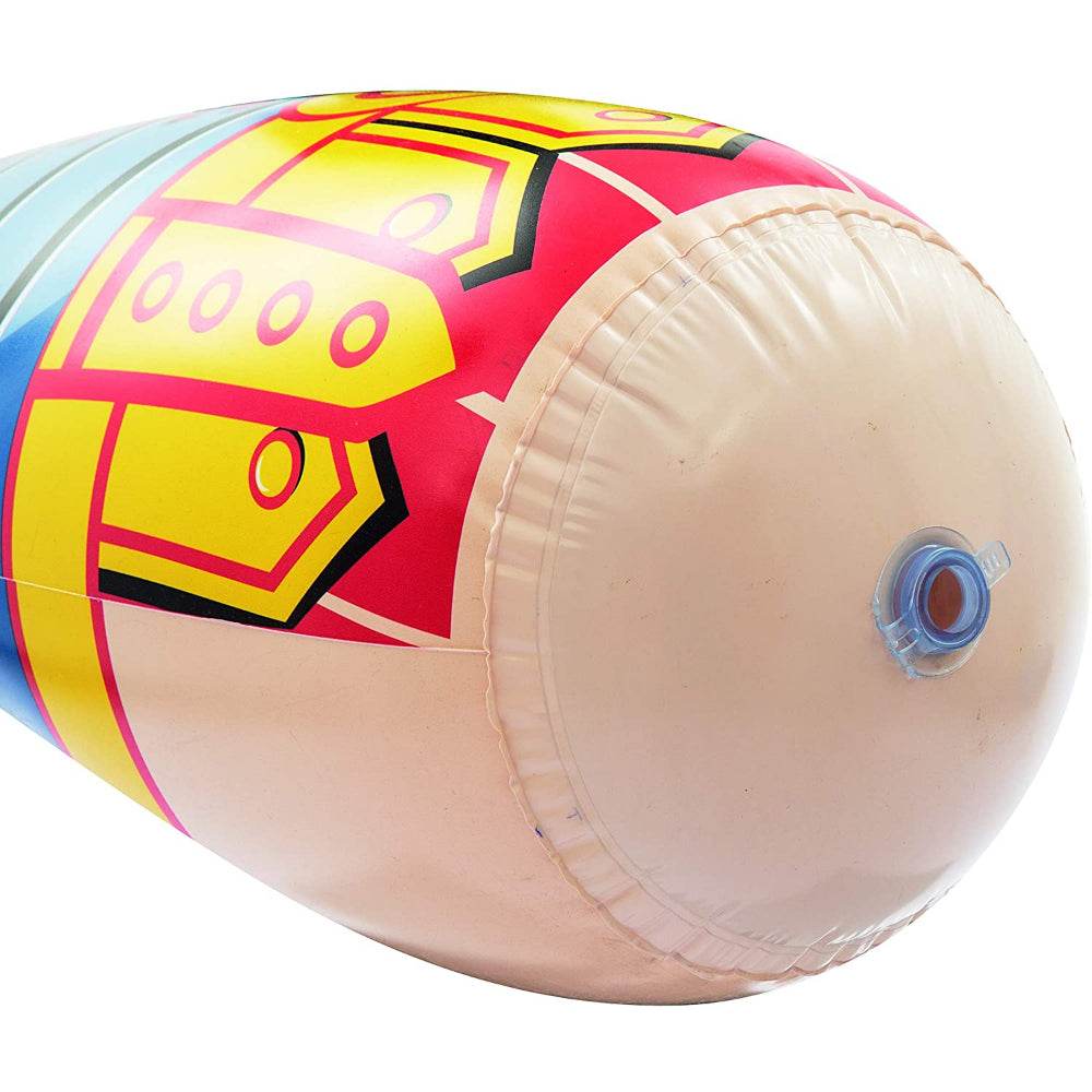 Gladiator Bop Bags Colorful Punching Bag for Kids, Inflatable with Water Chamber - Al-Raheem Imports