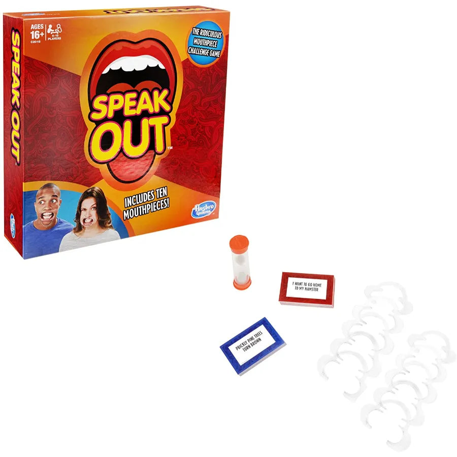 Speak Out Mouthpiece Challenge Game for Family Party Fun