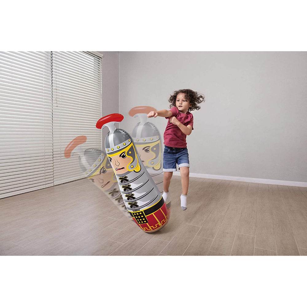 Gladiator Bop Bags Colorful Punching Bag for Kids, Inflatable with Water Chamber - Al-Raheem Imports
