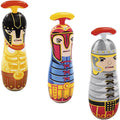 Gladiator Bop Bags Colorful Punching Bag for Kids, Inflatable with Water Chamber - Al-Raheem Imports