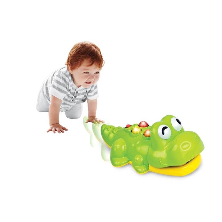 Learn and Dance Snappy Crocodile Interactive Musical Toy with Lights Movement for Toddlers - Al-Raheem Imports