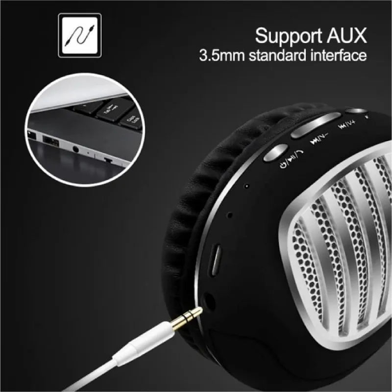 Faster S4 HD Wireless Stereo Headset with Bluetooth 5.0 and Foldable Design