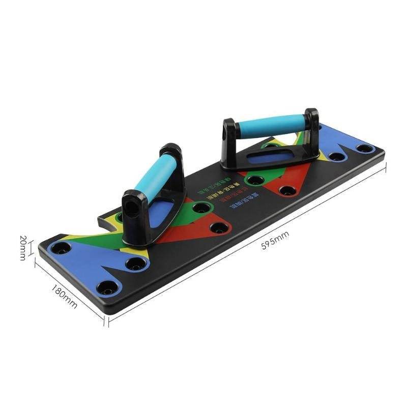 9 in 1 Push Up Rack Board System Full Body Workout Fitness Pushup Training Stand - Al-Raheem Imports