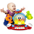 6 in 1 Live Band Kids Fun Play Toy Tambourine Trumpet Guitar with Songs & Sound Effects - Al-Raheem Imports