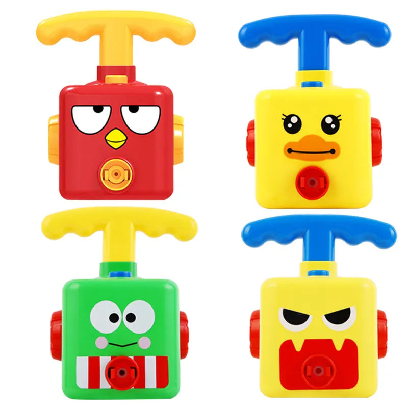 Balloon Powered Pumping Car Toy Set for Toddlers