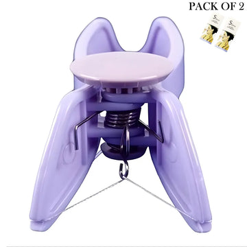 Pack of 2 Facial Care Beauty Neck and Body Hair Removal Machine with Manual Threading Tool for Smooth and Flawless Skin
