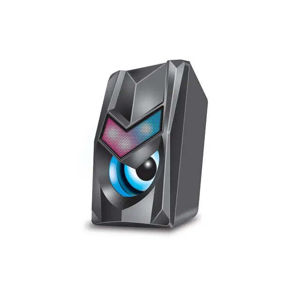 Octane U30 Stereo Sound 2.0 Wireless Bluetooth Speakers with Dynamic RGB Lights Black