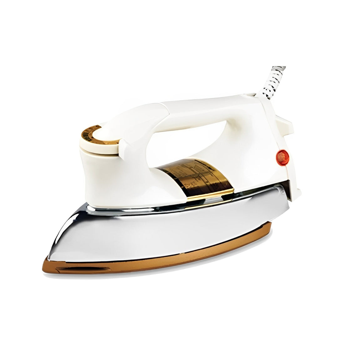 1000W Heavy Duty Deluxe Automatic Iron with Non Stick Coating Sole Plate and Adjustable Temperature Control for Quick and Efficient Ironing