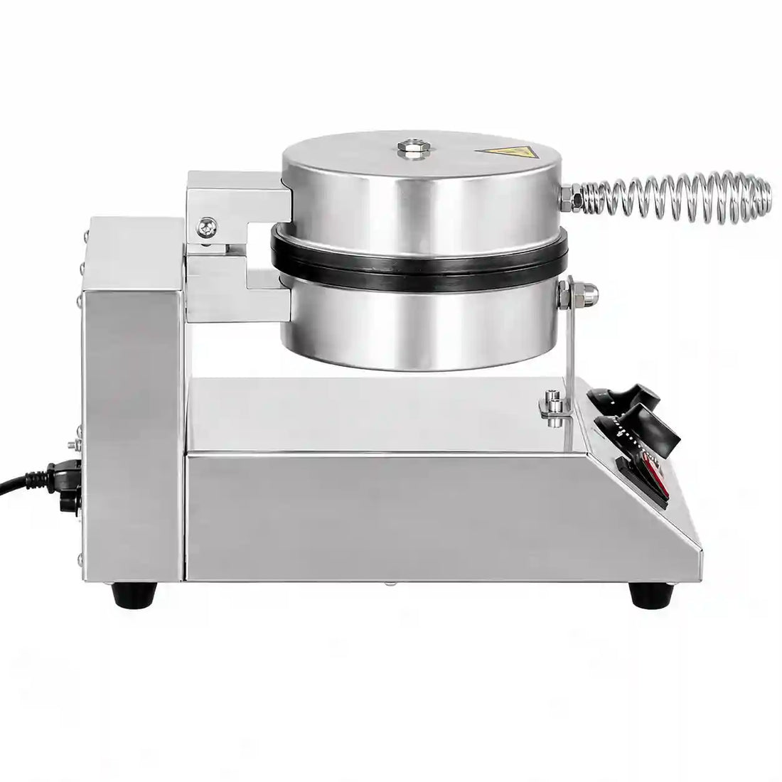 Commercial Single-Head Waffle Cone Maker | Electric Ice Cream Cone Machine | Heavy-Duty Stainless Steel