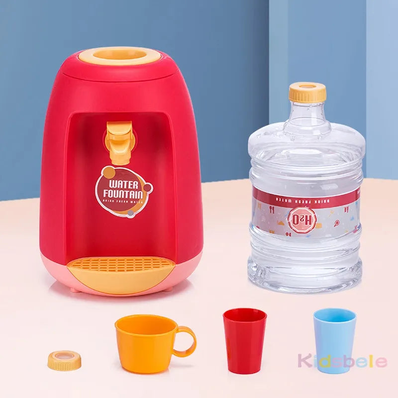 Montessori Mini Water Dispenser Kitchen Toy Set for Kids Educational Play