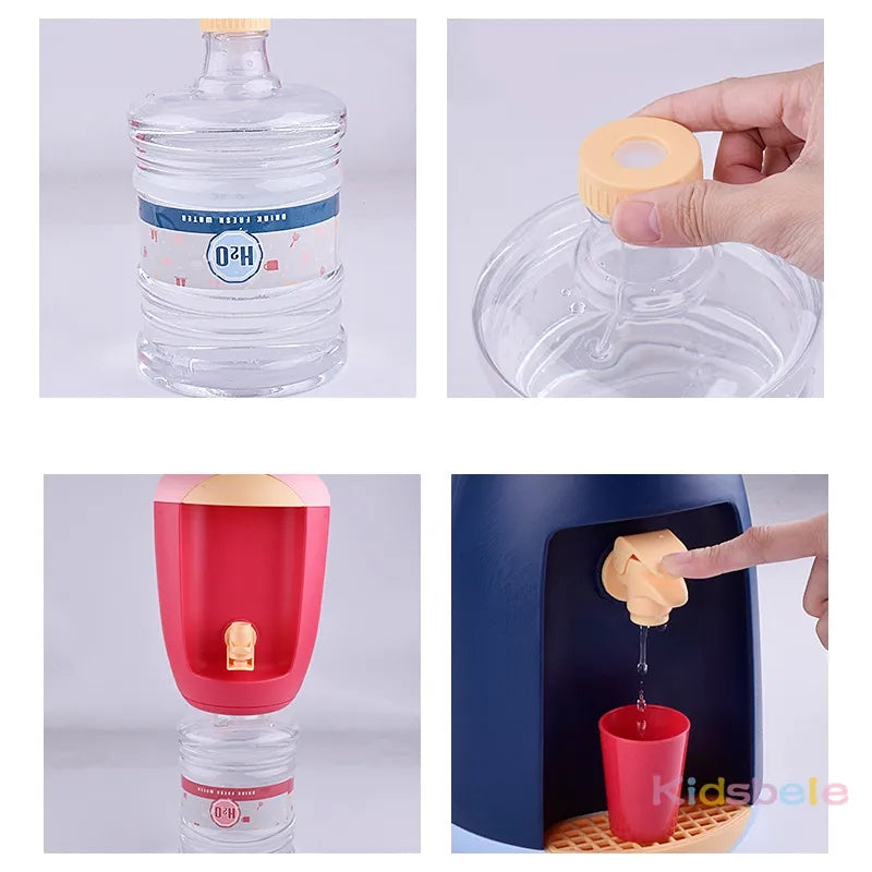 Montessori Mini Water Dispenser Kitchen Toy Set for Kids Educational Play
