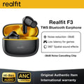 Realfit F3 ANC Active Noice Cancellation Bluetooth Earphones ENC Call Earbuds - Al-Raheem Imports