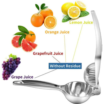 Hand Operated Stainless Steel Lemon Squeezer Heavy Duty Citrus Juicer