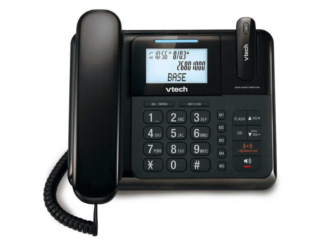 Vtech DS6177A Magnetic Alignment Design Digital Headset Combo Landline Phone - Al-Raheem Imports