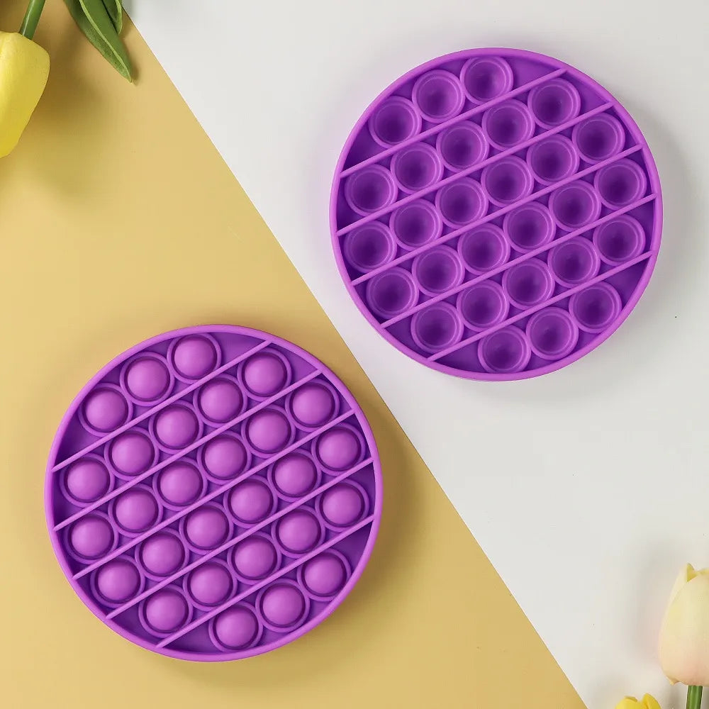 Fidget Circle and Heart Sensory Toy for Kids and Adults Stress Relief