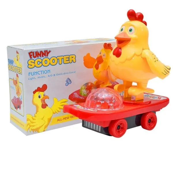 Funny Scooter Toy with Lights, Music, and Sound for Kids
