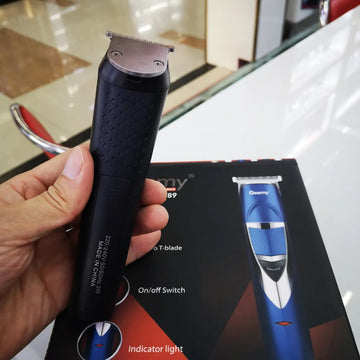 GEEMY GM-6589 Professional Rechargeable Hair Trimmer Cordless Electric Clipper