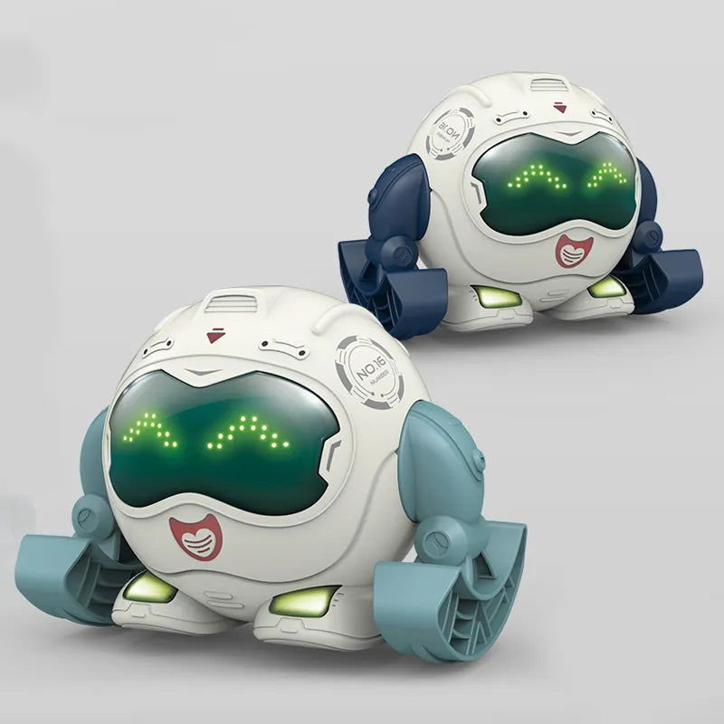 Smart Tumbling Voice Control Robot with Music and Light for Kids