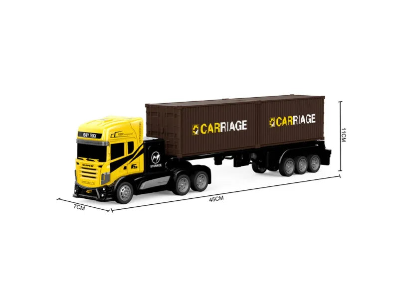 Remote Control Mercedes Construction Truck 2.4Ghz 1:16 Scale Container Transport Toy