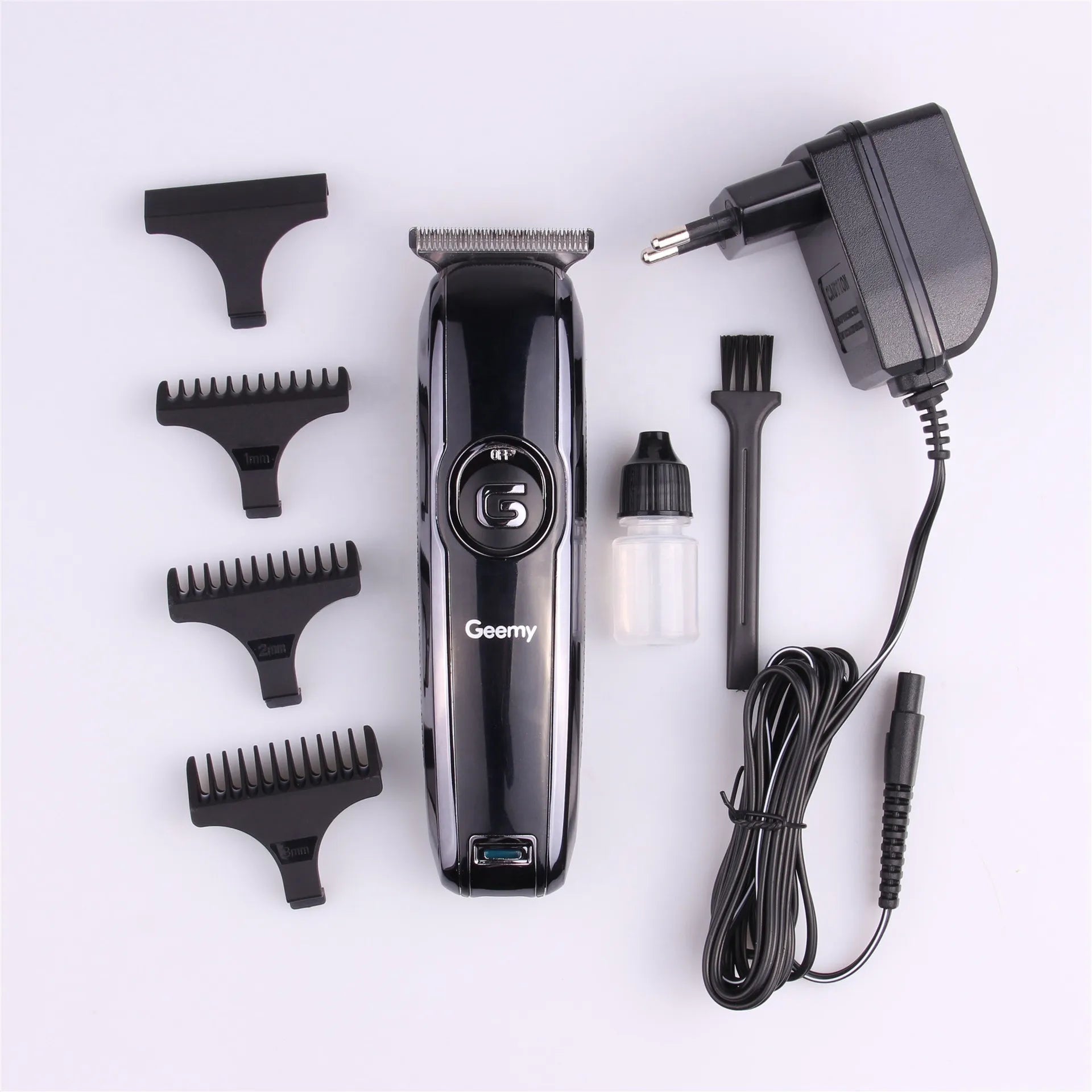 GEEMY GM-6050 Professional T-Blade Hair Trimmer Rechargeable Cordless