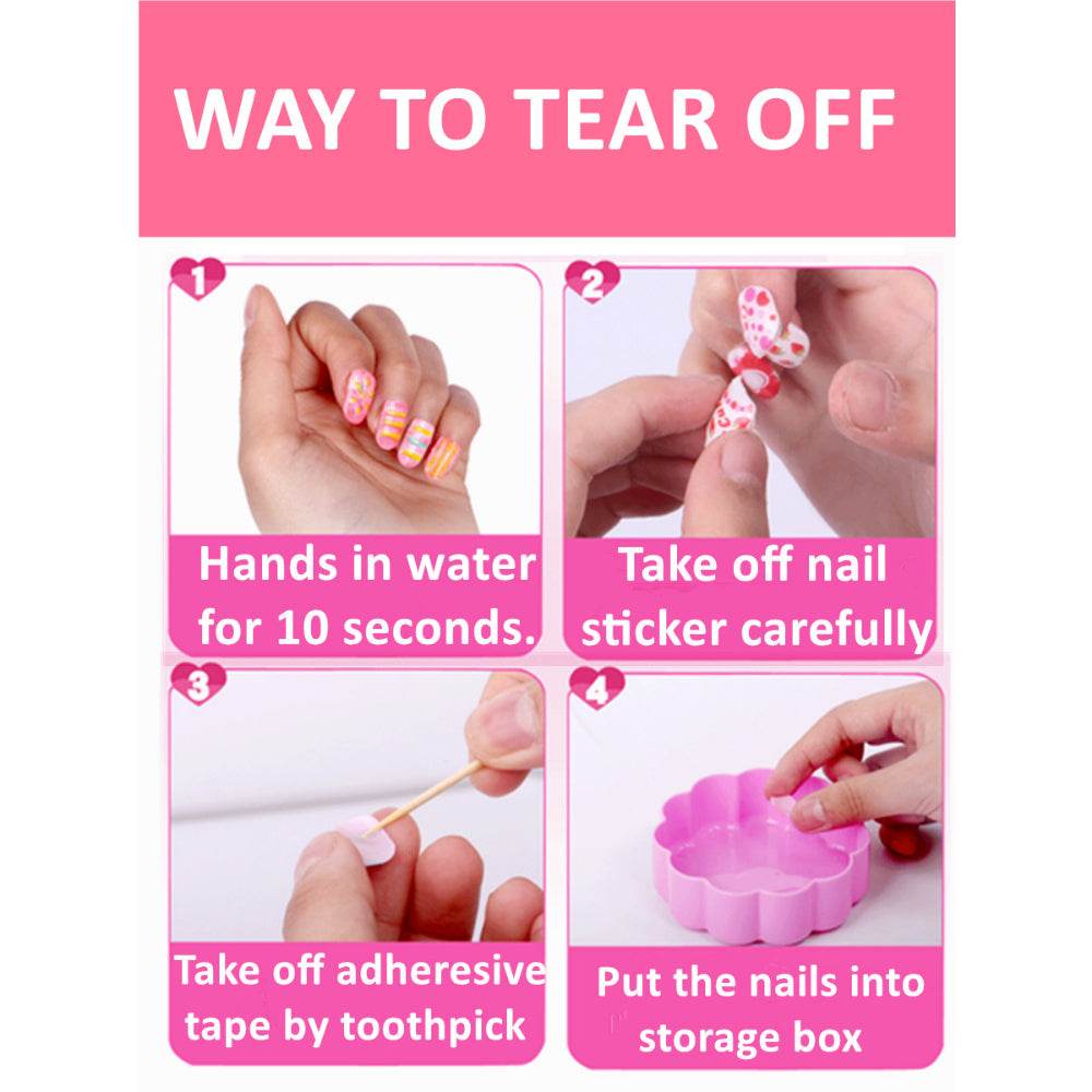 Nail Art Studio Girl's Fabulous Sparkling Nail Set for Creative Fashion Fun - Al-Raheem Imports