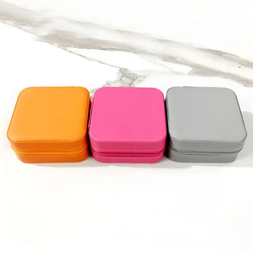 Mini Jewelry Organizer Stylish and Portable Compact Storage Box for Rings Earrings and Necklaces High Quality Travel Case