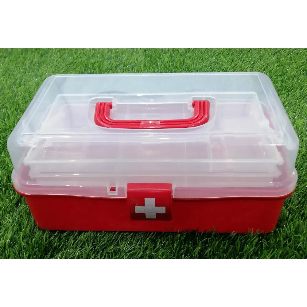 3 Layer Large Capacity Plastic Medicine Chest First Aid Kit for Home Use