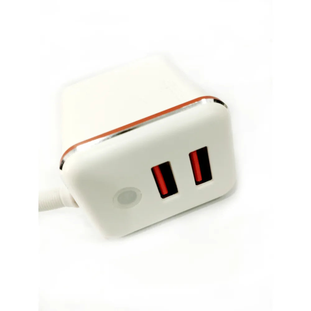 Falcon F16 2.4A Dual USB Fast Wall Charger with Overcharge Protection