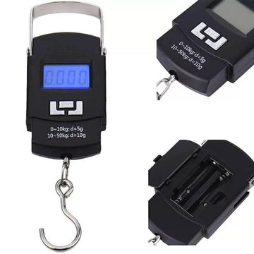 Portable Highly Precise Lightweight Electronic Scale With LCD Backlight And 50 Kg Capacity - Al-Raheem Imports