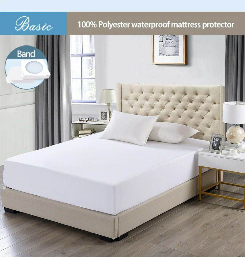 King Size Waterproof Mattress Cover Cotton Fitted Sheet Protector Bedsheet - Al-Raheem Imports